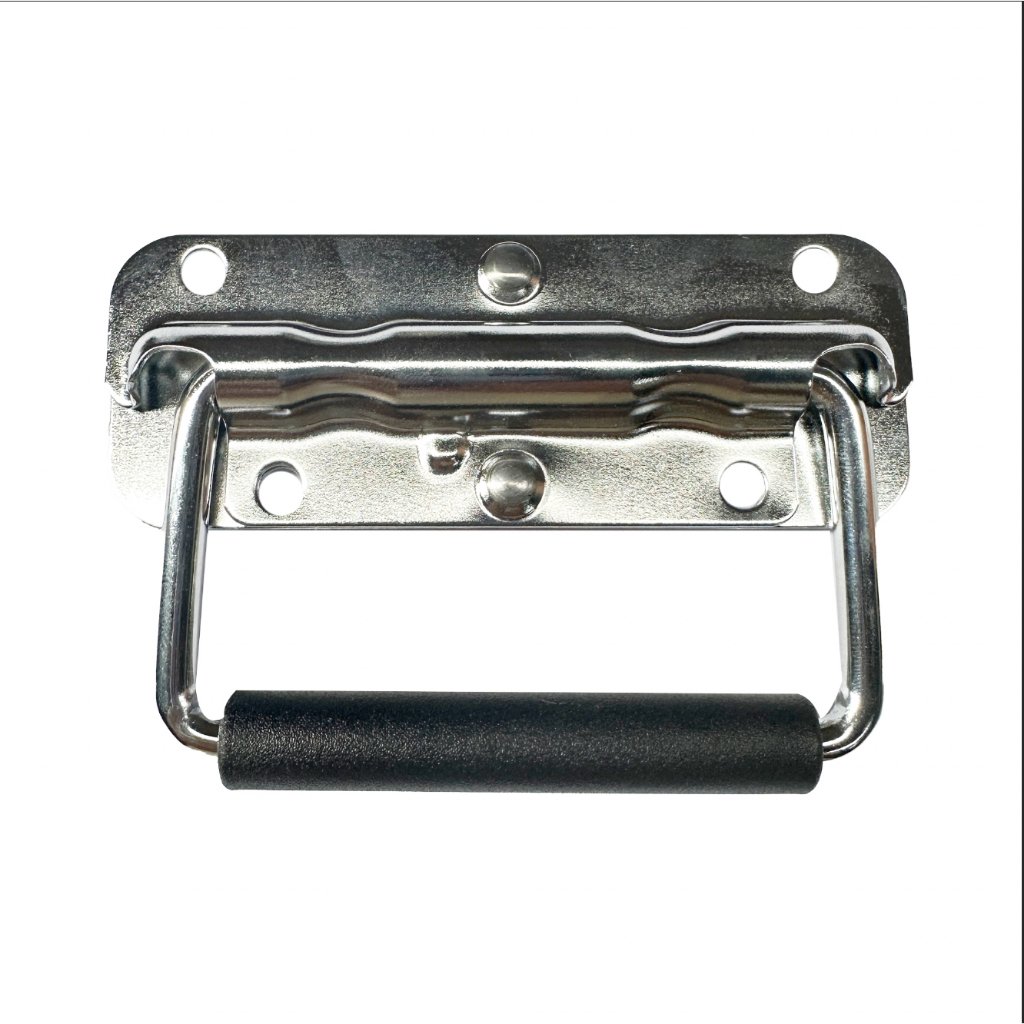 Small Surface Mount Spring Loaded Handle, Chrome Plated, Rack Hardware ...