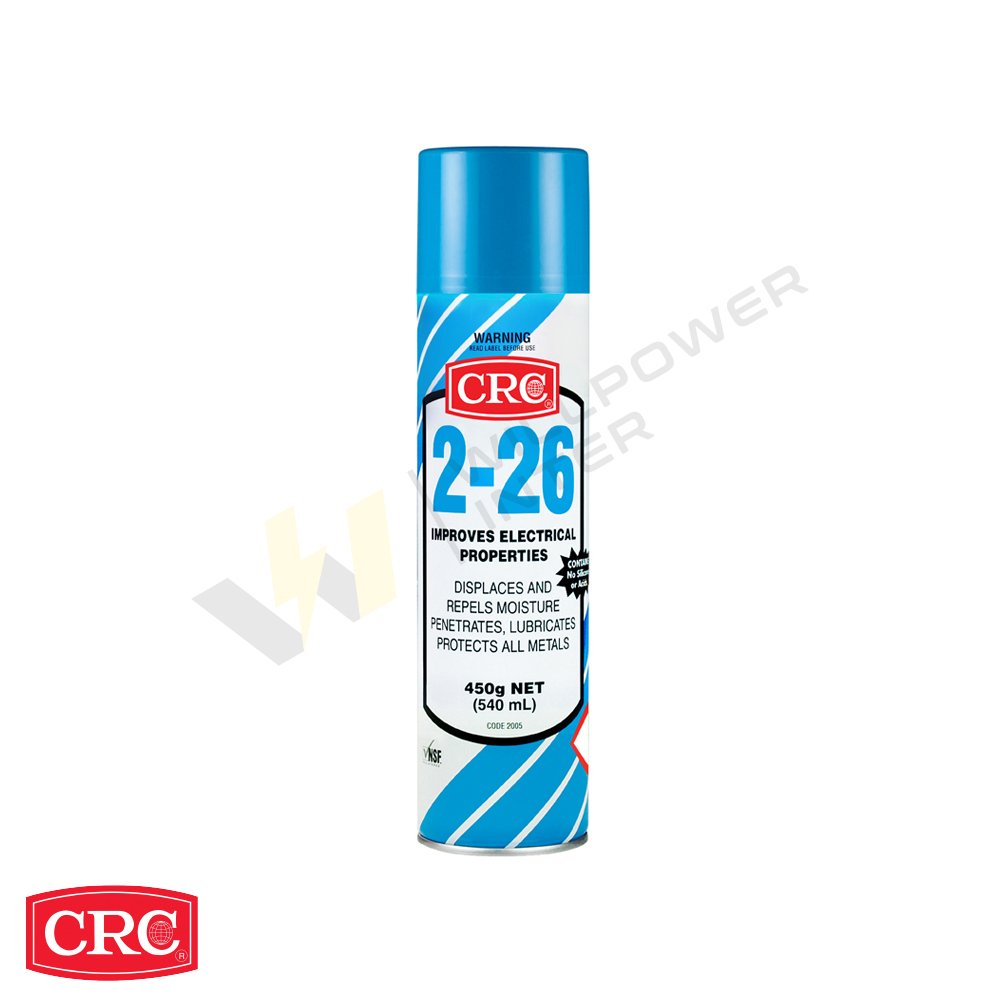 CRC | 2005 2-26® น้ำมันหล่อลื่นและป้องกันอุปกรณ์ไฟฟ้า
