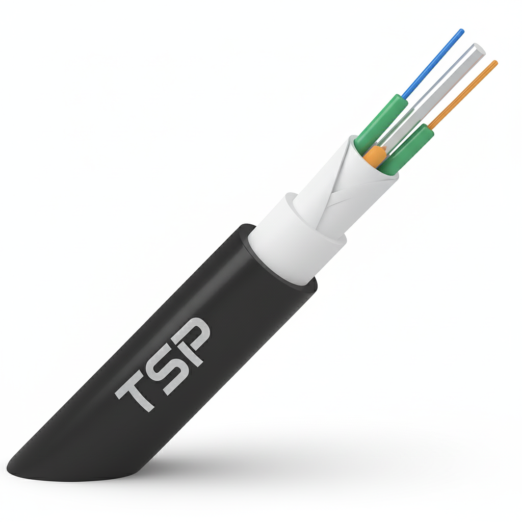 ADSS Double Jacket Cable with FRP Cable