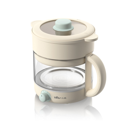 Bear Double Layer Electric Multi Glass Kettle 1.2L - BR0064