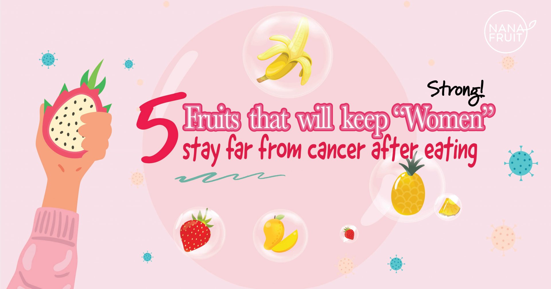 5 ผลไม้ สาวๆกินแล้วสตรอง ห่างไกลมะเร็ง!