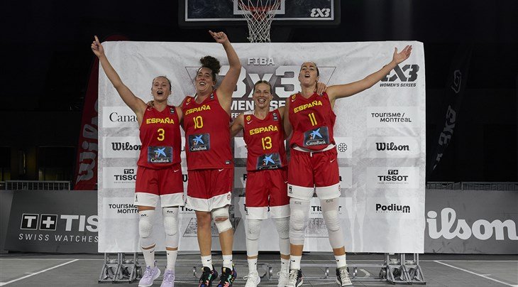 สเปน คว้ารางวัลชนะเลิศ FIBA 3x3 Women's Series เมืองมอนทรีออล ประเทศแคนาดา