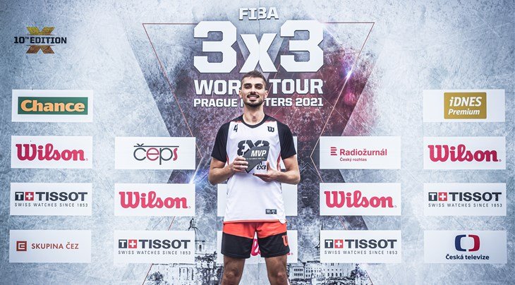 DRASKOVIC ทำคะแนนได้สูงสุดใน FIBA 3X3 WORLD TOUR PRAGUE MASTERS 2021