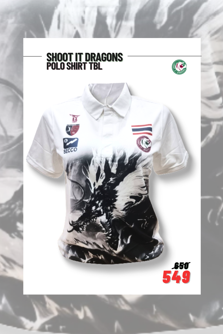 Shoot it Dragons Polo shirt (TBL Collection)