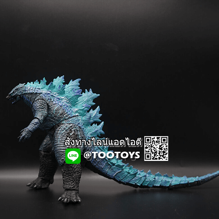 โมเดลก็อตซิลล่า Godzilla 2019 Action Figure มีจุดขยับจัดท่าทางได้ 25 จุด Version 2 (หลังสีฟ้า)