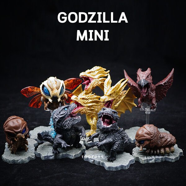 Godzilla SD ชุดใหม่ 7 ตัวมีฐาน
