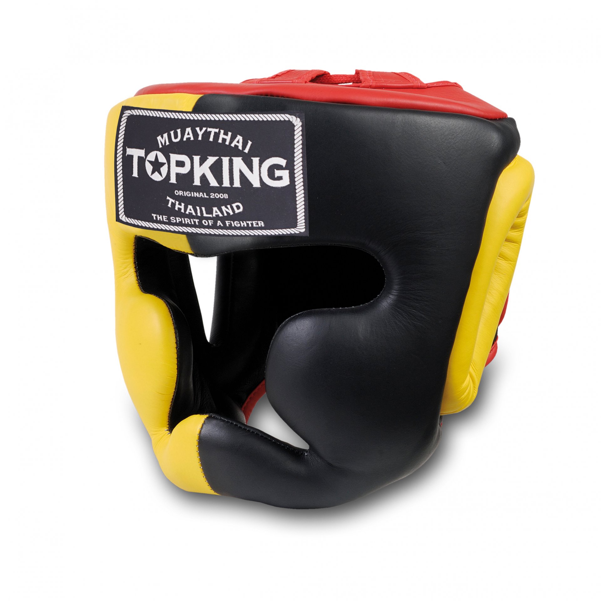 TOPKING HEAD GUARD “EXTRA COVERAGE” TRAINING LACE-UP & VELCRO CLOSURE