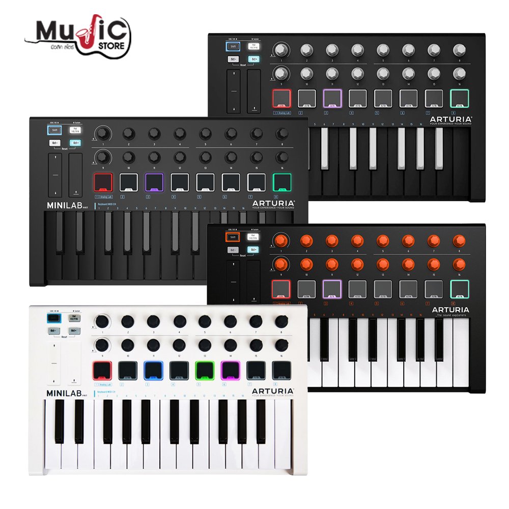 Arturia MiniLab MkII 25 Slim-key Controller - Musicstoreshop