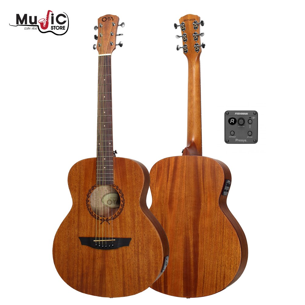 O-YA MINI SMHE Acoustic Electric Guitar ( Solid Top )