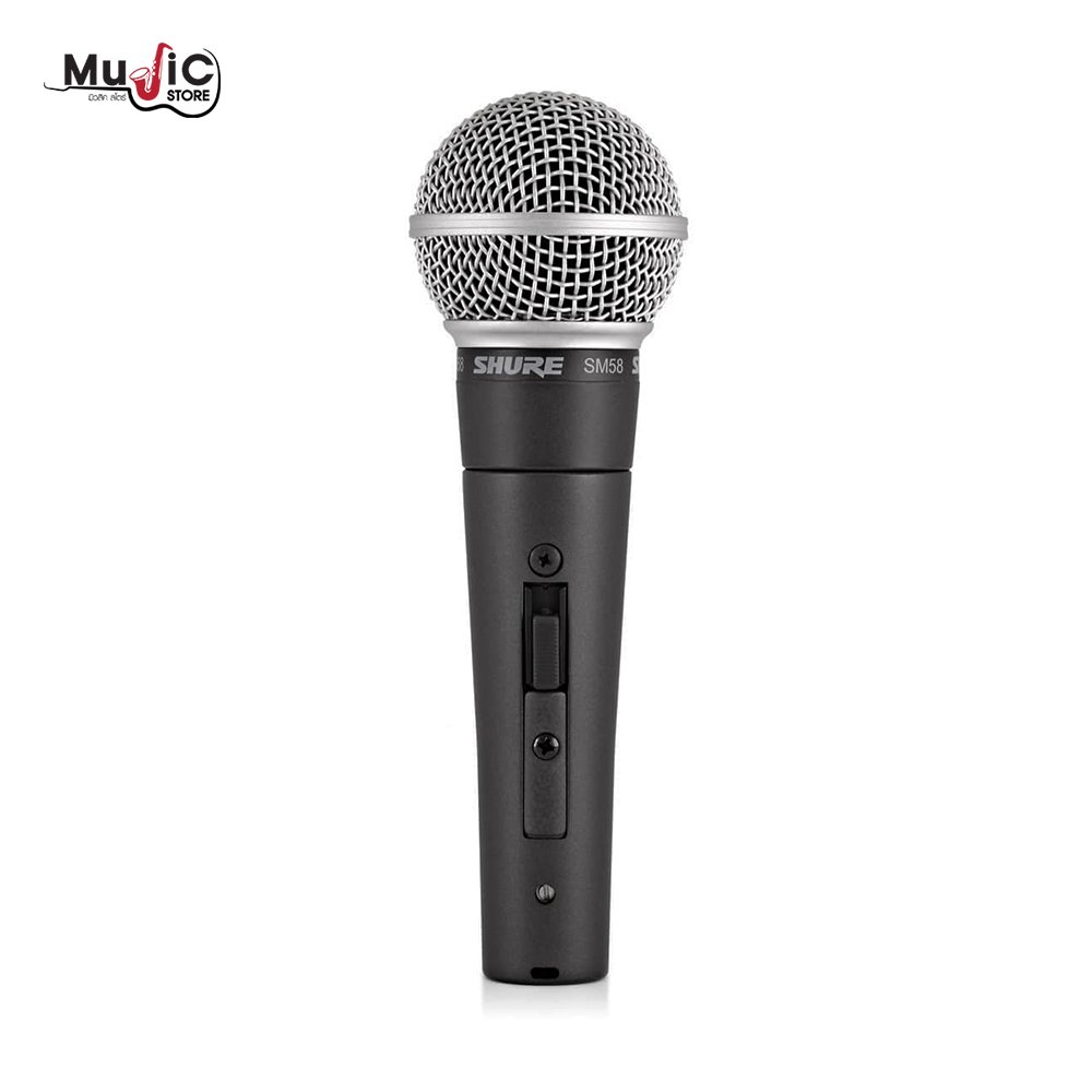 SHURE SM58S Dynamic Vocal Microphone (with On/Off Switch) - musicstoreshop