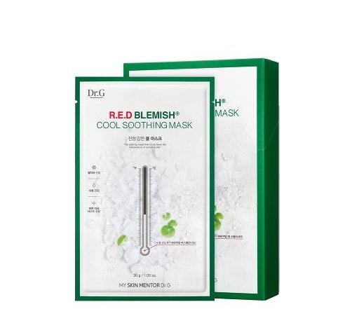 Dr. G Red Blemish Cool Soothing Mask Sheet 10 Sheets