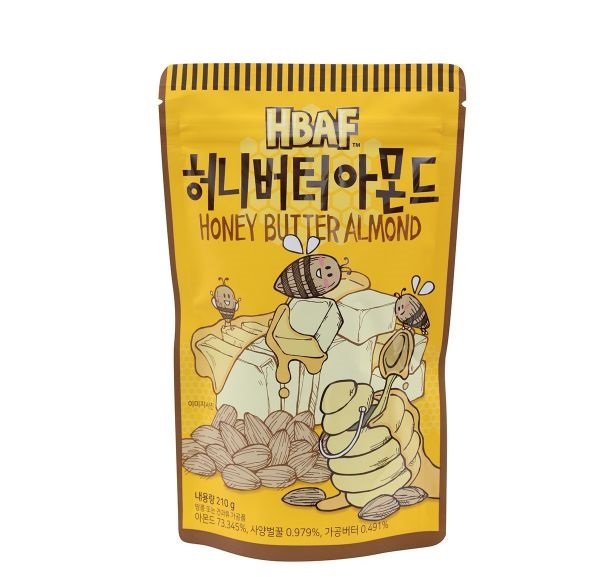 HBAF Honey Butter Almond 210g