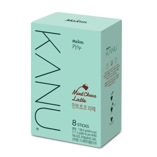 Maxim KANU Mint Choco Latte17.3g x 8sticks