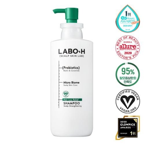 Labo H LABO-H Probiotics Scalp Strengthening Shampoo 400ml - testerkorea