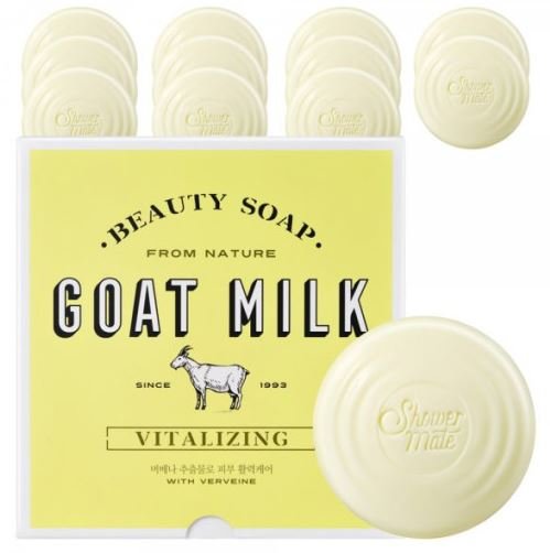 Shower mate Goat Milk Beauty Soap 90g*12ea (VerVeine)