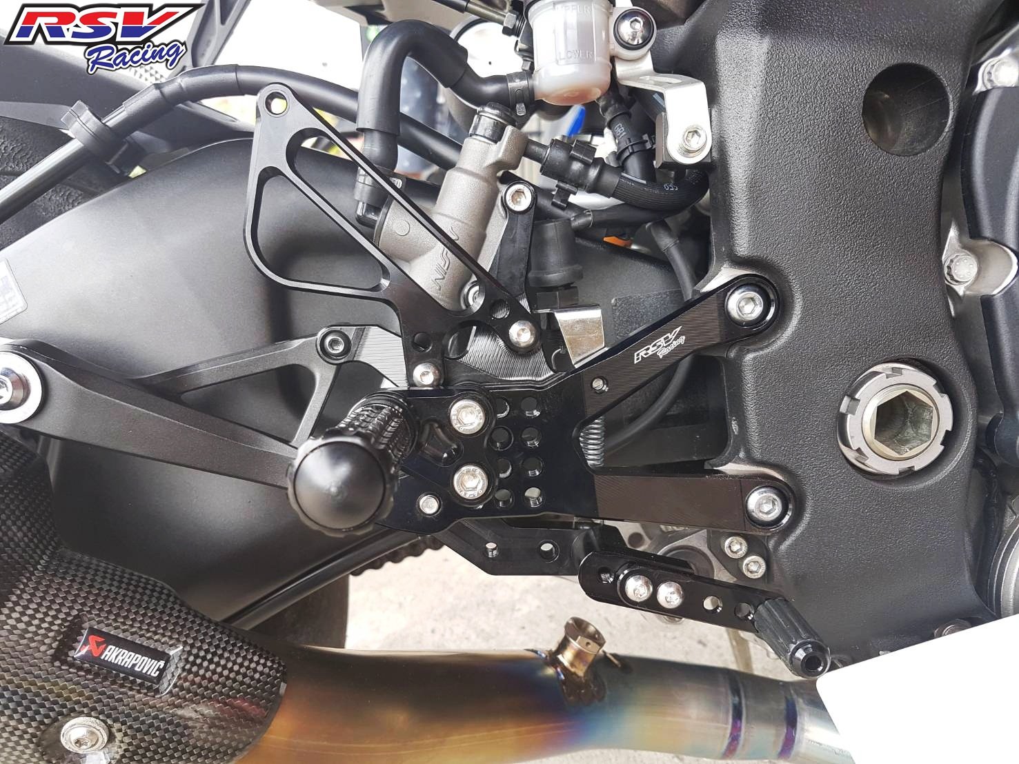 Rearset adjustable Yamaha R1 -2015