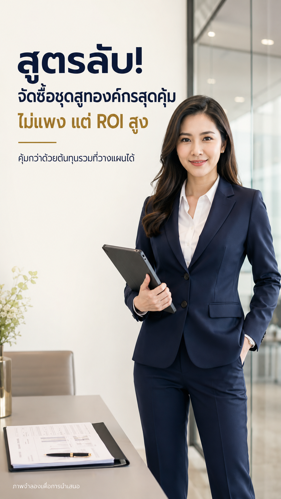 สูตรลับ! จัดซื้อชุดสูทองค์กรสุดคุ้ม ไม่แพงแต่ ROI สูง | สูทคุณน้อย