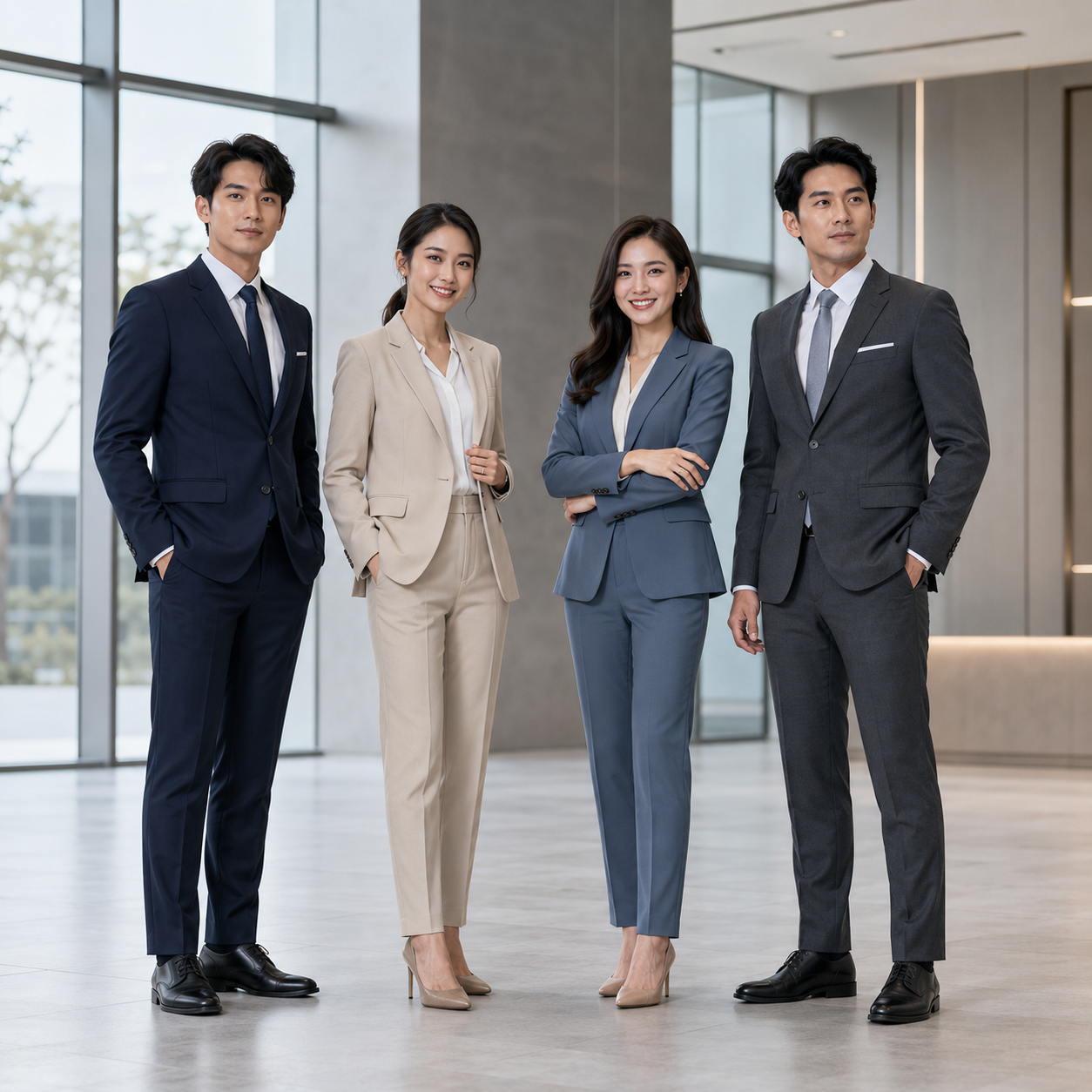 สร้างแรงบันดาลใจออกแบบชุดสูทองค์กรทันสมัย | สูทคุณน้อย