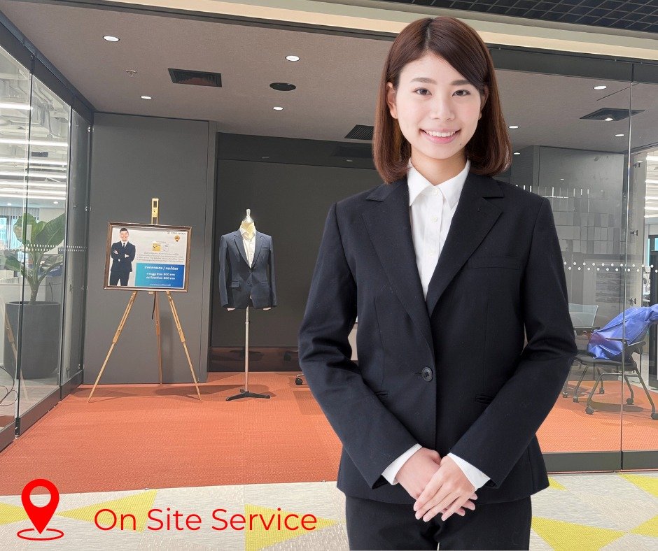 Free on-site suit measurement service especially for you