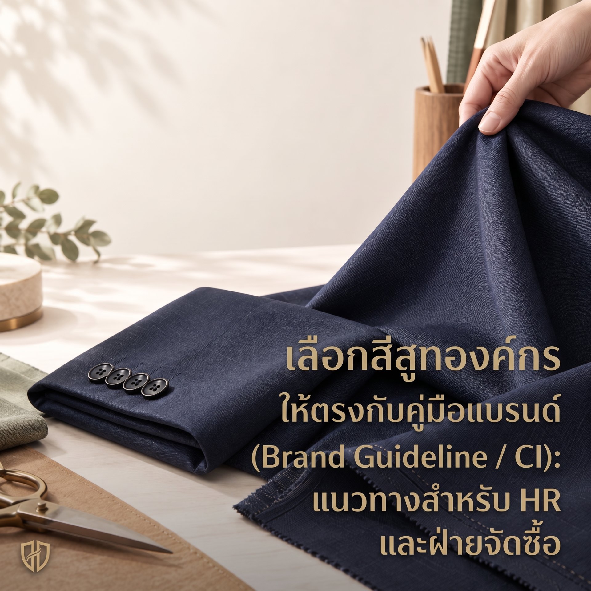 สีสูทต้องตรง CI เป๊ะแค่ไหน? คู่มือจับคู่สีผ้ากับ Brand Guideline (CTR)
