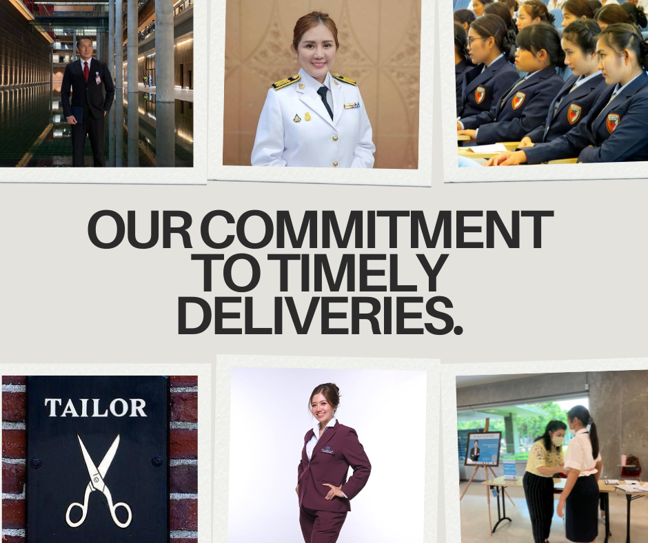 Our commitment to timely deliveries.