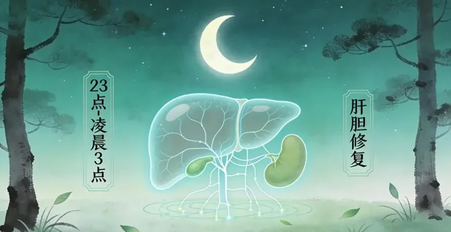 凌晨1点到3点： 肝脏黄金时间的中医与现代科学解读