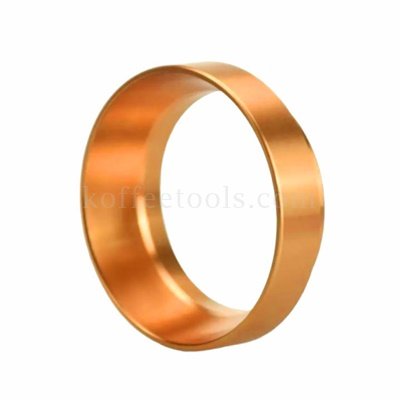 วงแหวนครอบด้ามชงกาแฟ สีส้มทอง ขนาด 58 mm