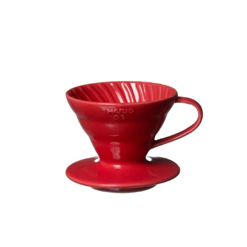 ดริปเปอร์ พลาสติก Hario 01 สีแดง / HARIO(036) V60 Coffee Dripper/ VD-01R