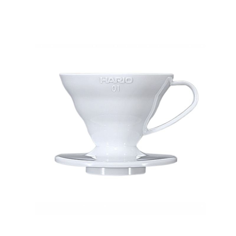 ดริปเปอร์ พลาสติก Hario 01 สีขาว / HARIO(038) V60 Coffee Dripper/ VD-01W