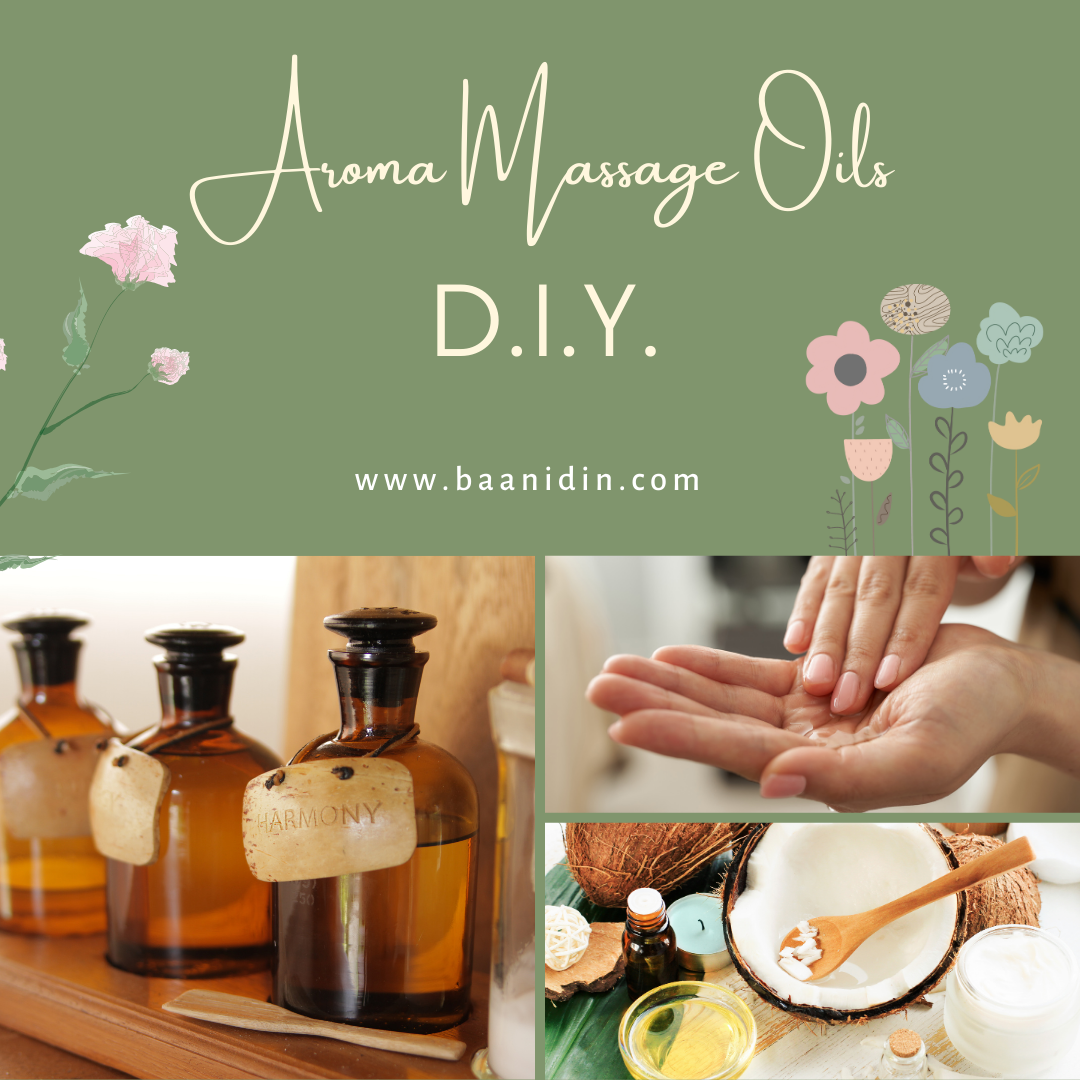 How do you make aroma massage oil ? D.I.Y. at Home