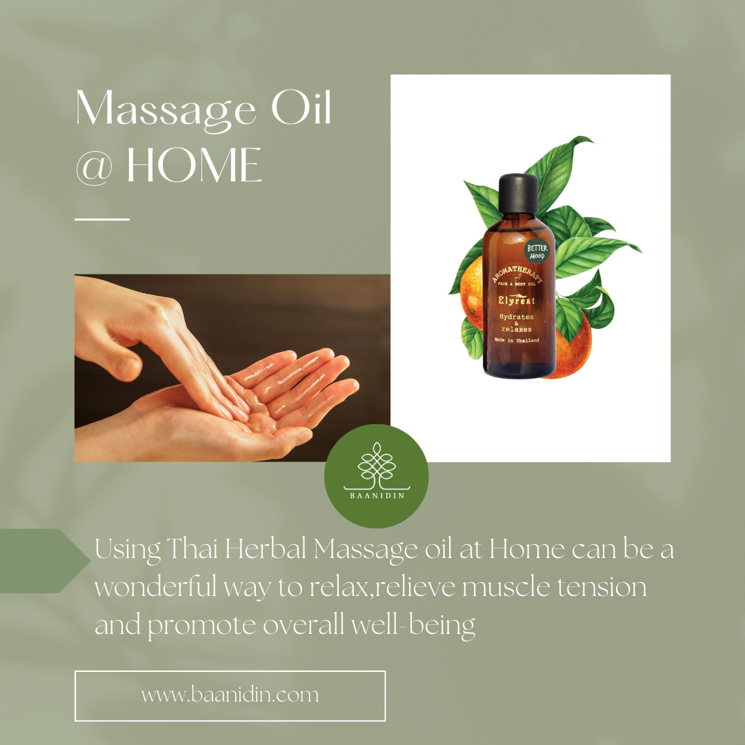 Thai herbal massage oil at home