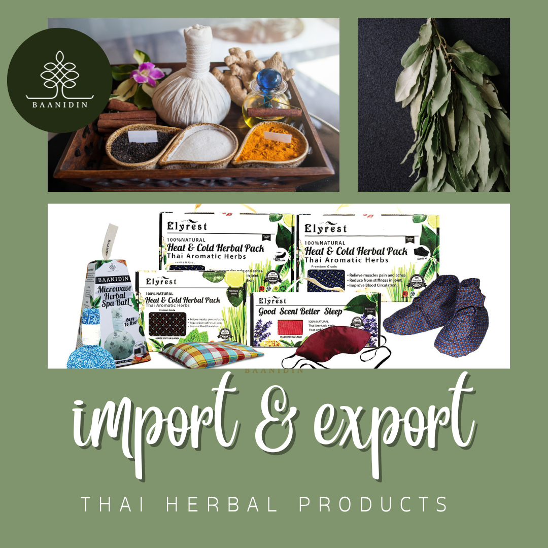 How to import and export Thai herbal spa products to global ?