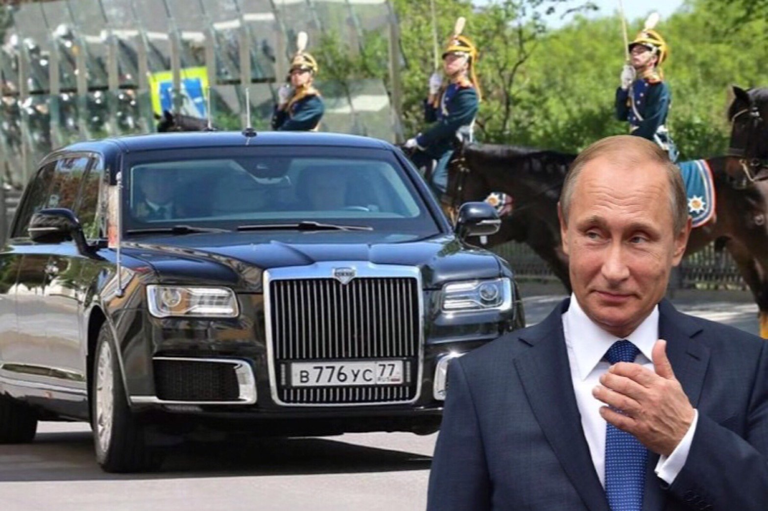 AURUS SENAT LIMOUSINE รถหุ้มเกราะของประธานาธิบดีปูติน รัสเซีย