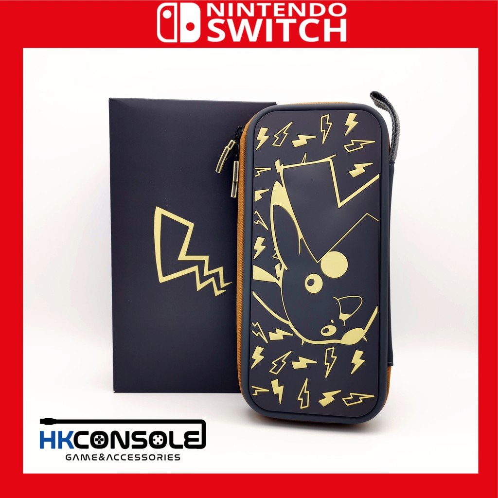 กระเป๋า Nintendo Switch Pika Pika Black Edition งานสวยมาก บุหนาอย่างดี ซื้อเป็นเซ็ทพร้อมเคสยิ่งเท่สุดๆ
