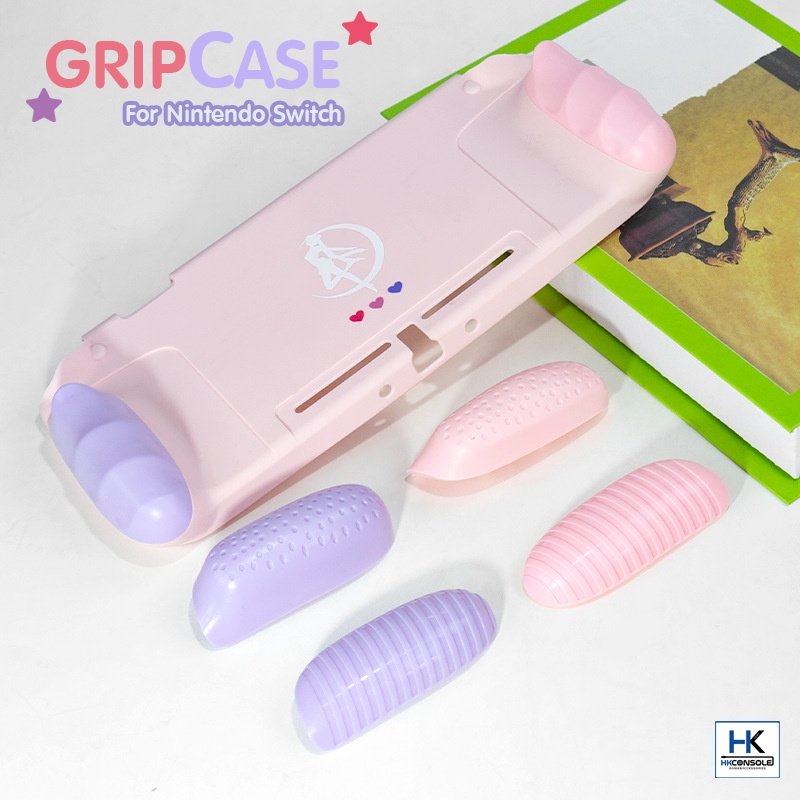 Akitomo™ Grip Case For Nintendo Switch V.1/V.2 เคส ถือเล่นพกพา จับถนัดมากขึ้น เคสรองรับอุ้งมือ เคสกันกระแทกรอยตัวเครื่อง