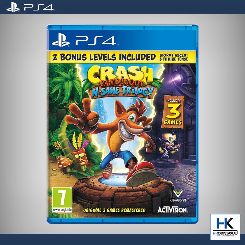 Ps4 Crash Bandicoot N Sane Trilogy Hkconsole