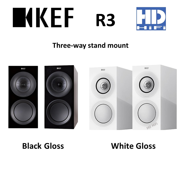 KEF R3 Three-way stand mount speaker