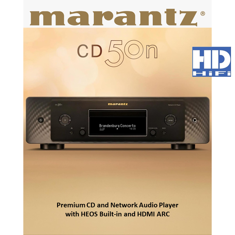 Marantz CD50n Premium CD and Network Audio Player with HEOS Built-in and HDMI ARC
