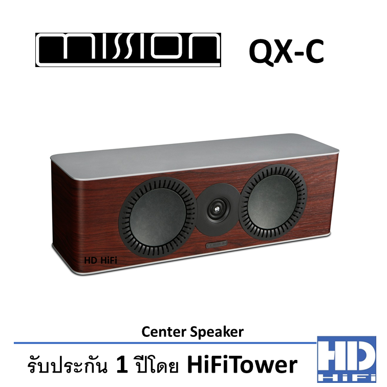 Mission QX-C Walnut center Speaker