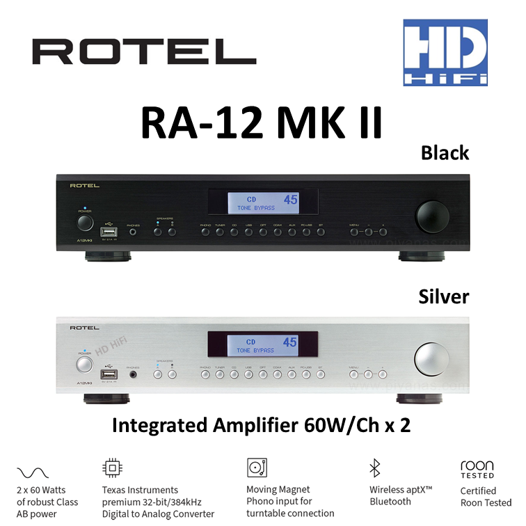 ROTEL A12 MKII Integrated Amplifier