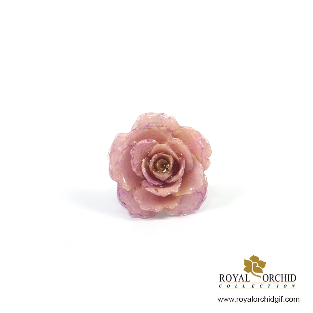 แหวนดอกกุหลาบสีไลแลค/ Ring Rose