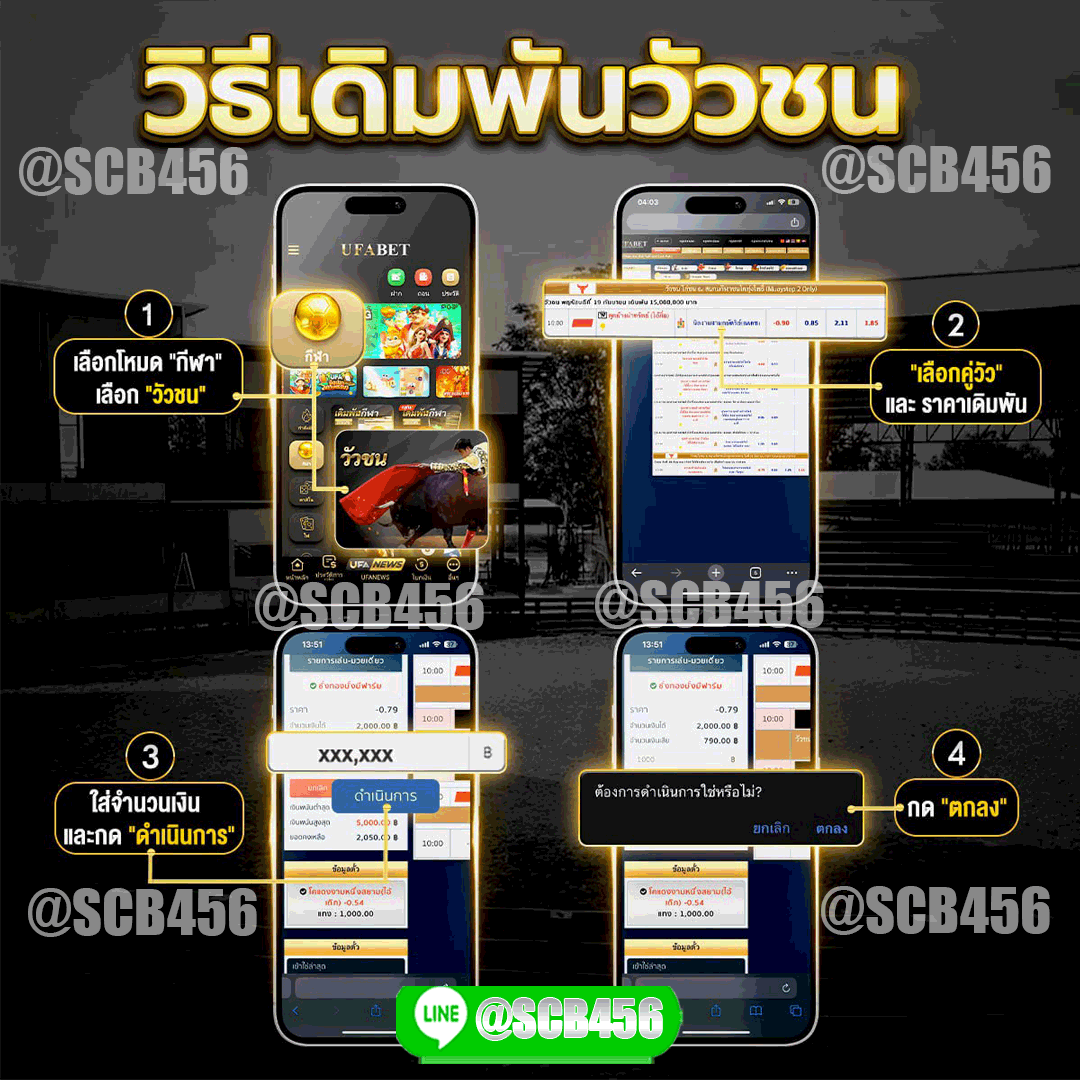 วิธีเดิมพันวัวชน