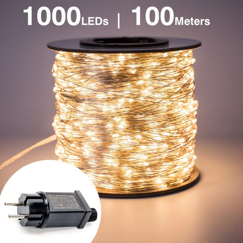 1000 LEDs 100Meters LED Light String 7.5W