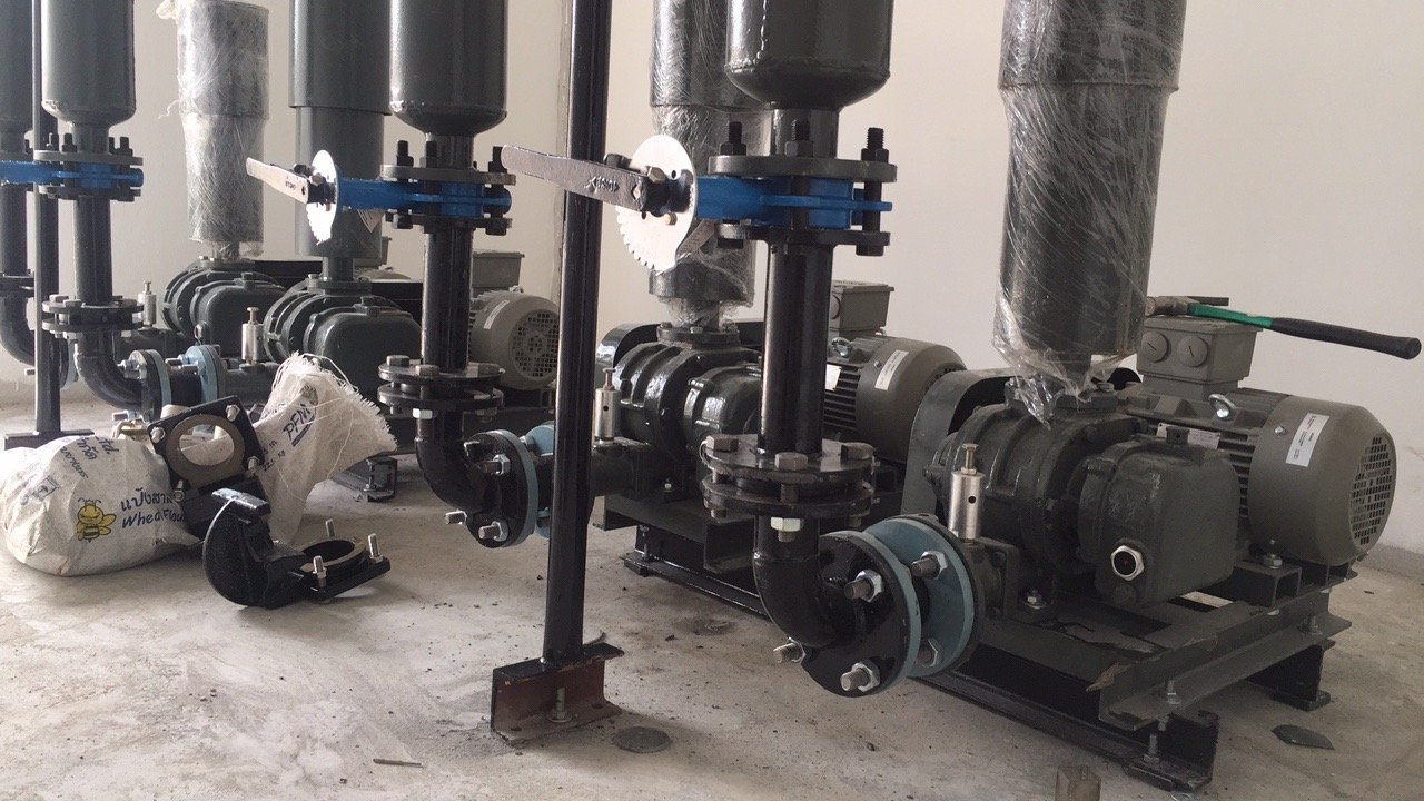 บริการซ่อมและติดตั้ง เครื่องเติมอากาศ (Air Blower), (Air Pump)