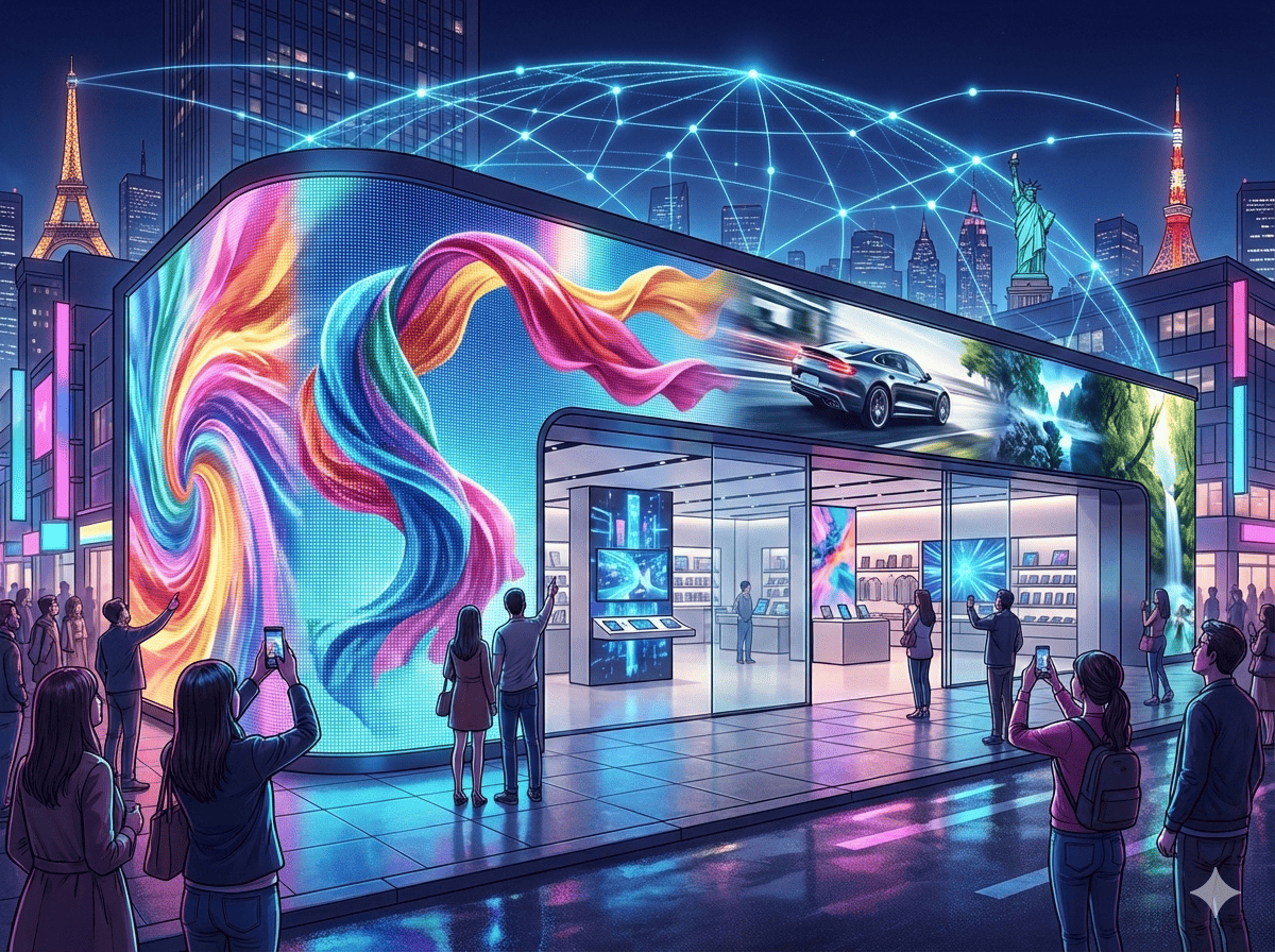 ทำไมแบรนด์ระดับโลกถึงเปลี่ยนหน้าร้านเป็น LED Experience ทั้งหมด? 