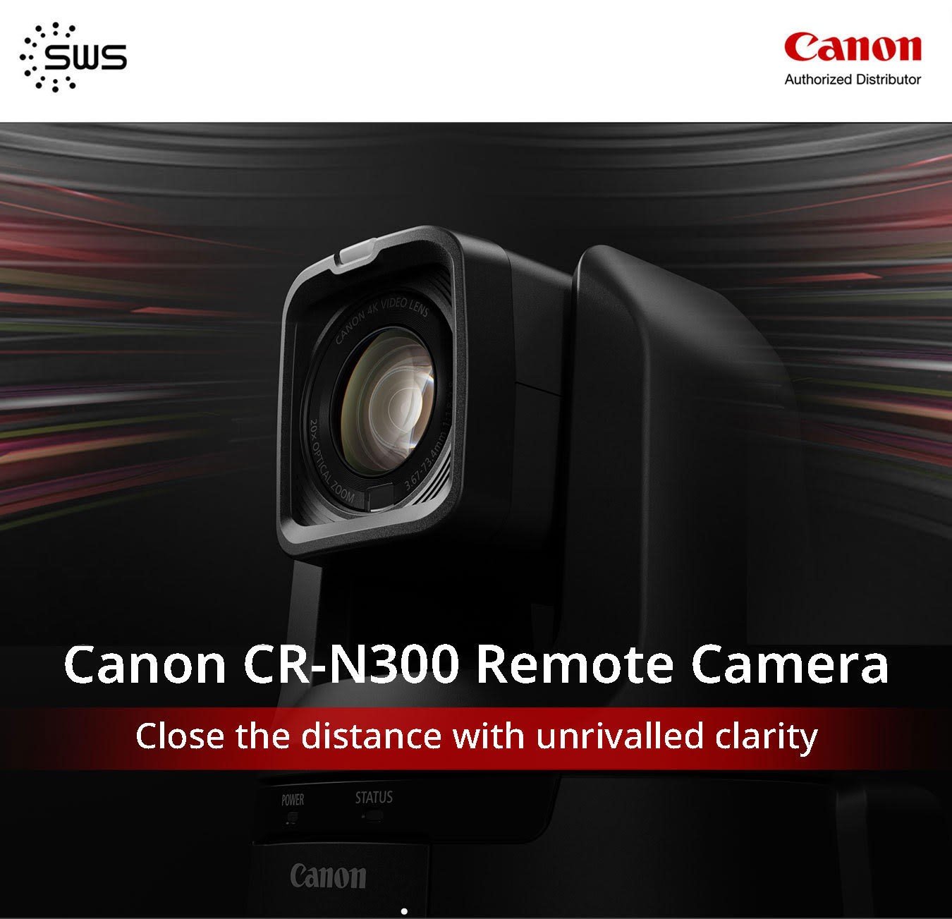 เชิญพบกับกล้อง Canon Remote Camera (PTZ) ในรูปแบบการทำงาน Indoor มีความละเอียดภาพ 4K ควบคุมการทำงานง่าย ราคาประหยัด!