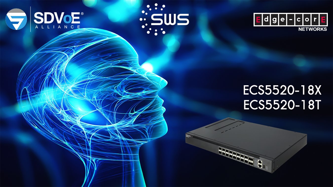 5520 Series 10G Aggregation Switch for any Enterprise Application, support SDVoE with uplink 40G! from Edgecore