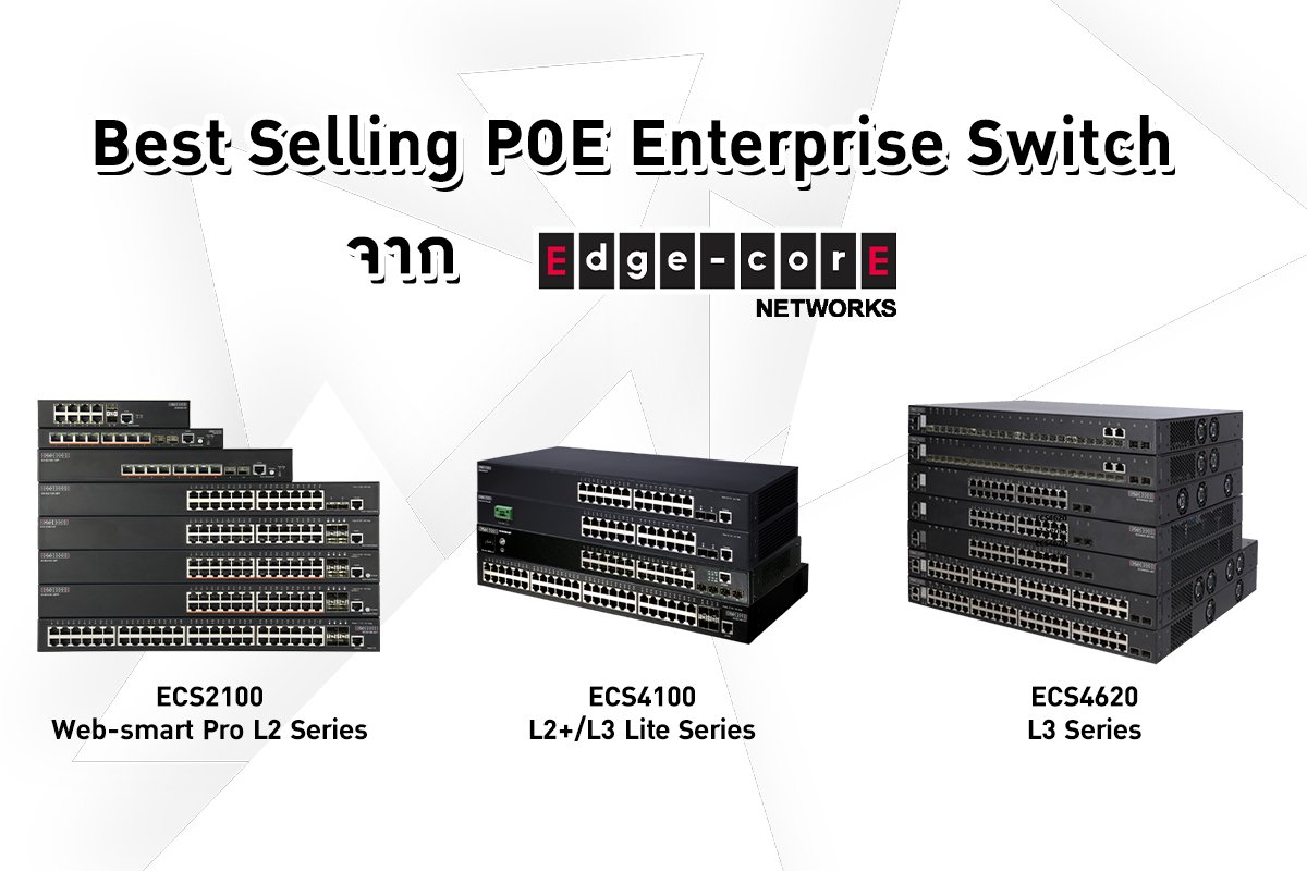 Best Selling POE Enterprise Switch จาก Edgecore