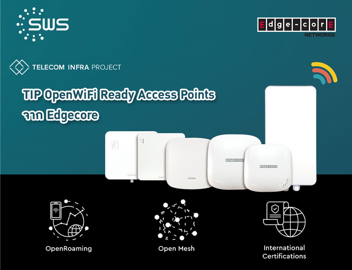 OpenWiFi Ready Access Points จาก Edgecore