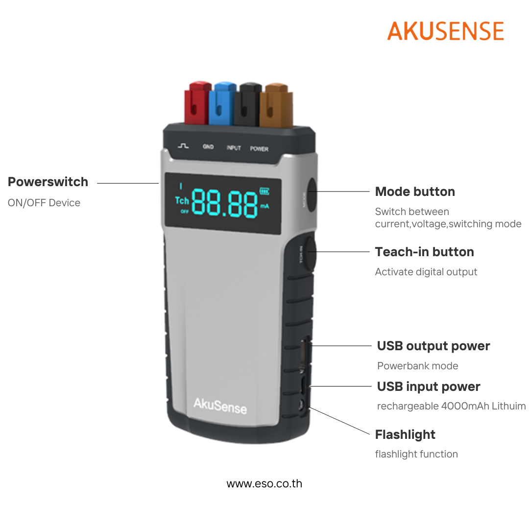 WD-1 Sensor test box (Switching/Analog) Brand Akusense - eso